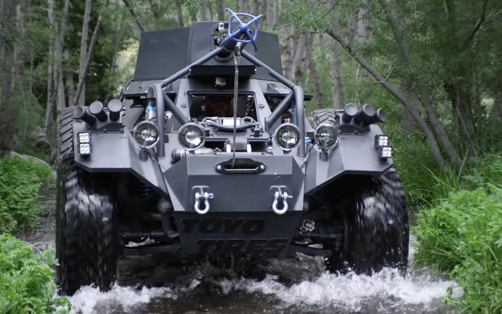 Video of 1959 Ferret Scout with Toyo Open Country tires InsideHook