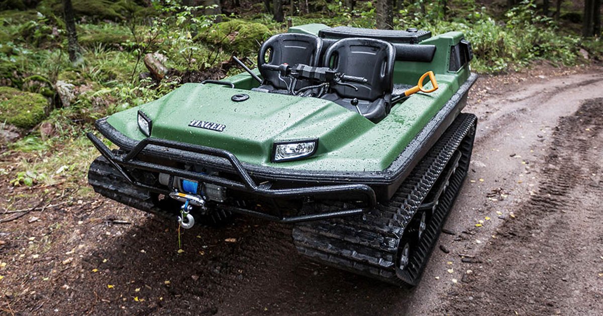 Tinger Track S500 Waterproof ATV Made for Land and Water InsideHook